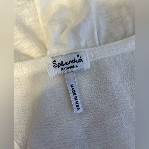 Splendid Shark Bite Tank Top White XS - Picture 4 of 6